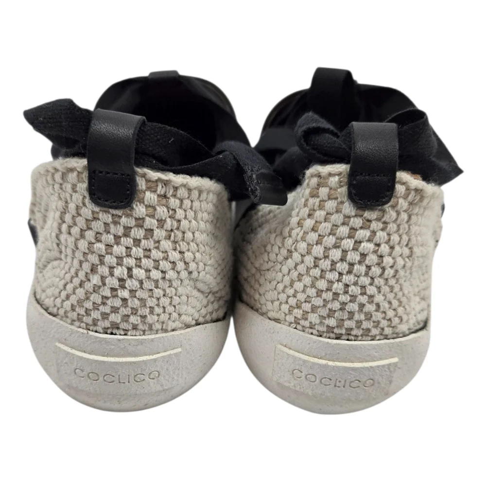 Coclico Kashm Black and White  Lace-up Sneakers
